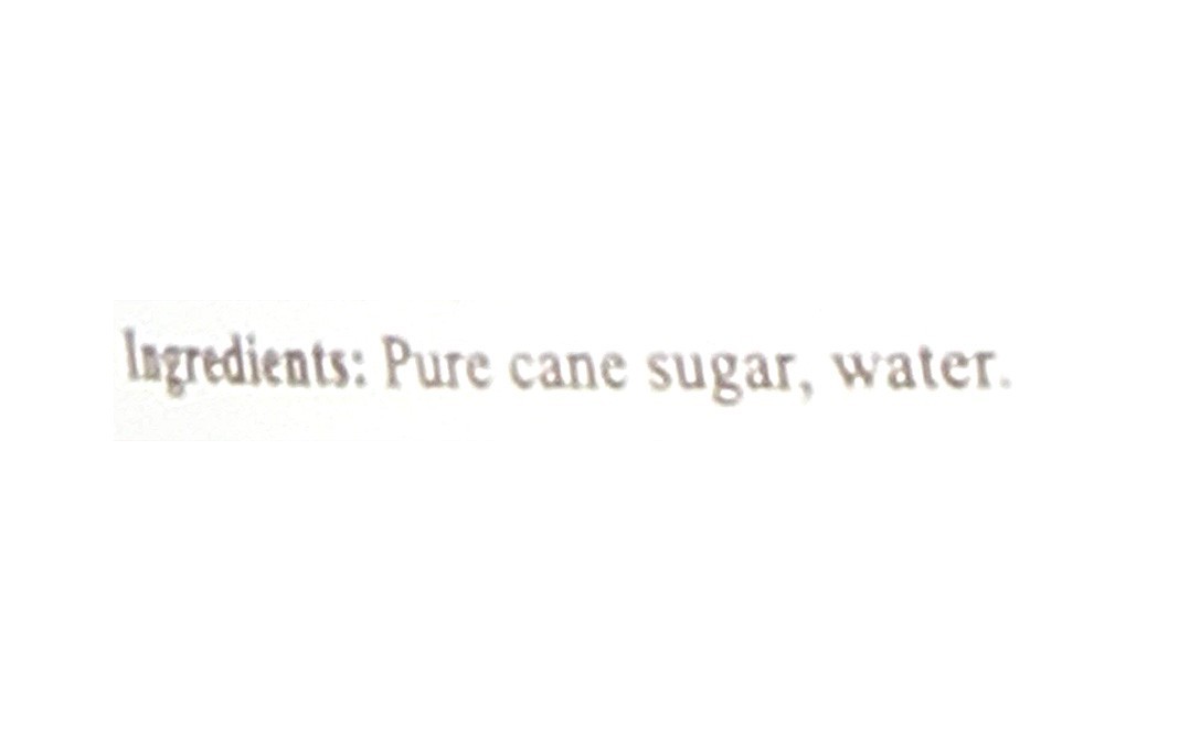Monin Pur Sucre de Canne / Pure Cane Sugar Syrup   Box  700 millilitre